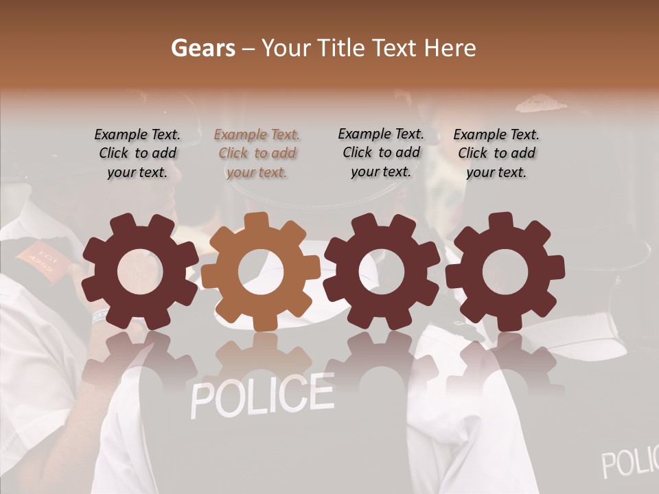 Care Shape Figure PowerPoint Template