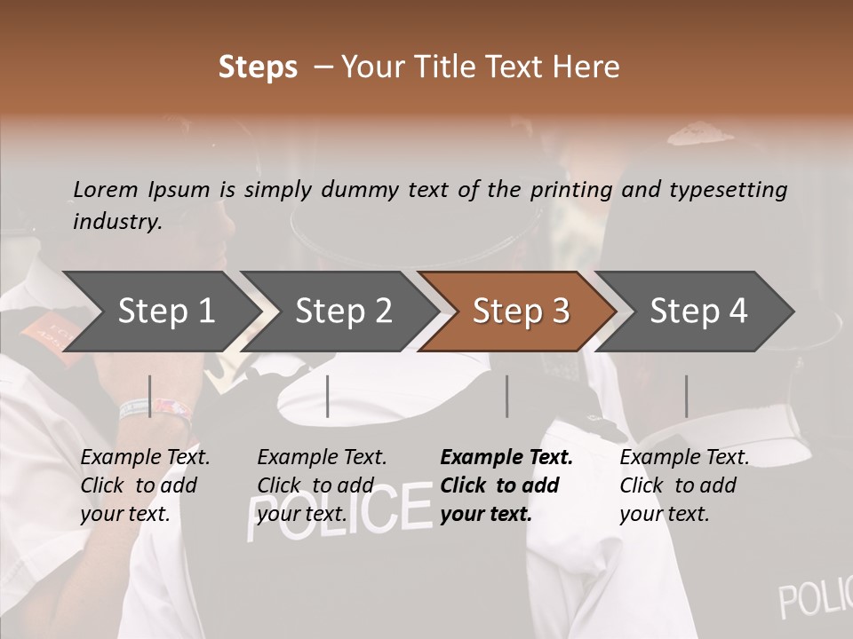 Care Shape Figure PowerPoint Template