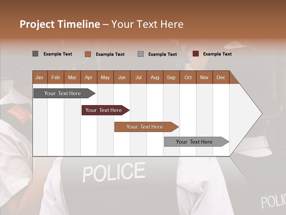 Care Shape Figure PowerPoint Template