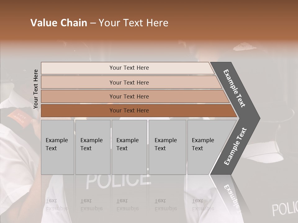 Care Shape Figure PowerPoint Template
