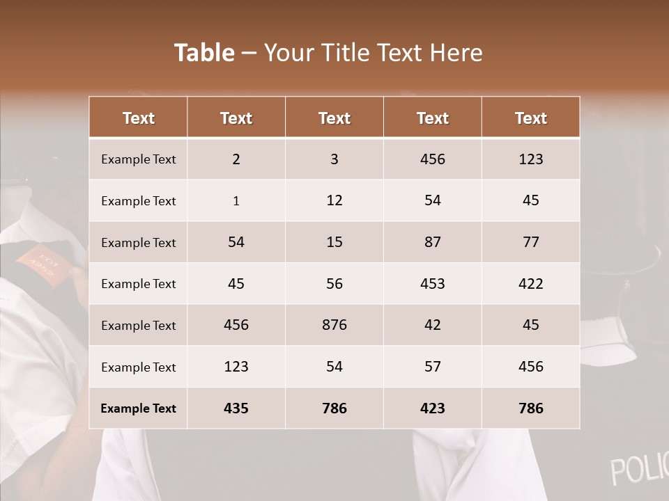 Care Shape Figure PowerPoint Template