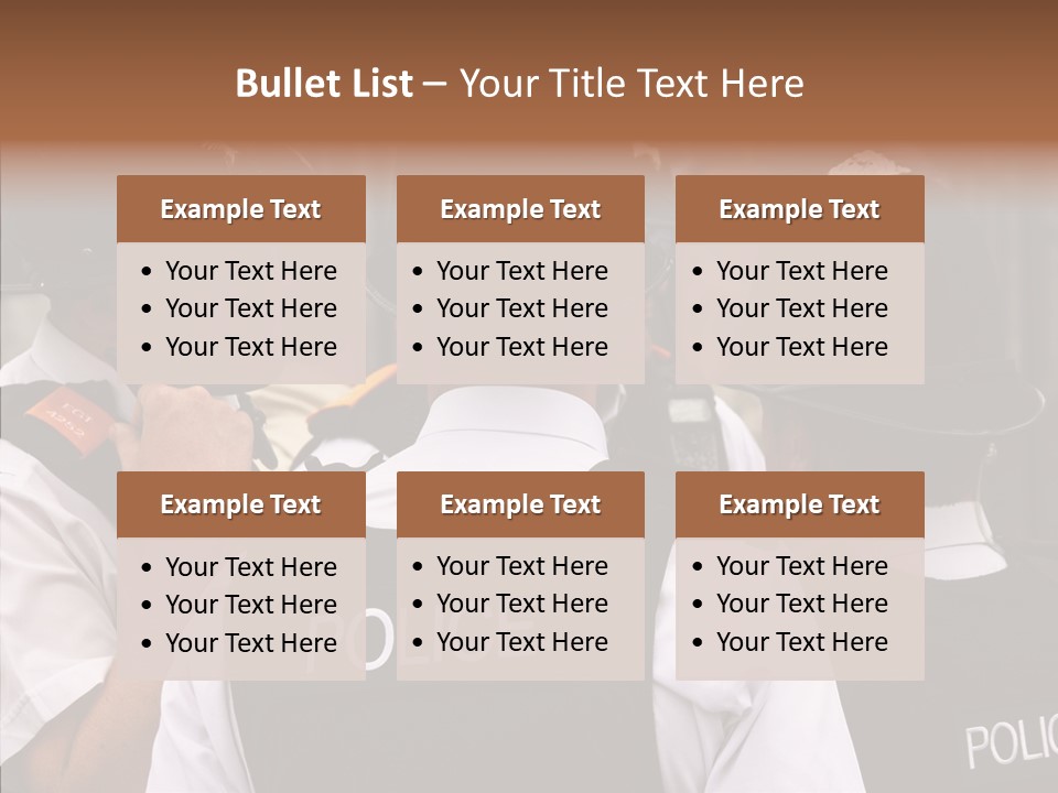 Care Shape Figure PowerPoint Template