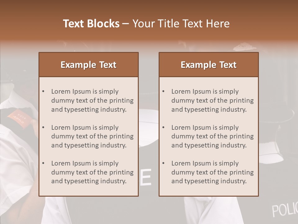 Care Shape Figure PowerPoint Template