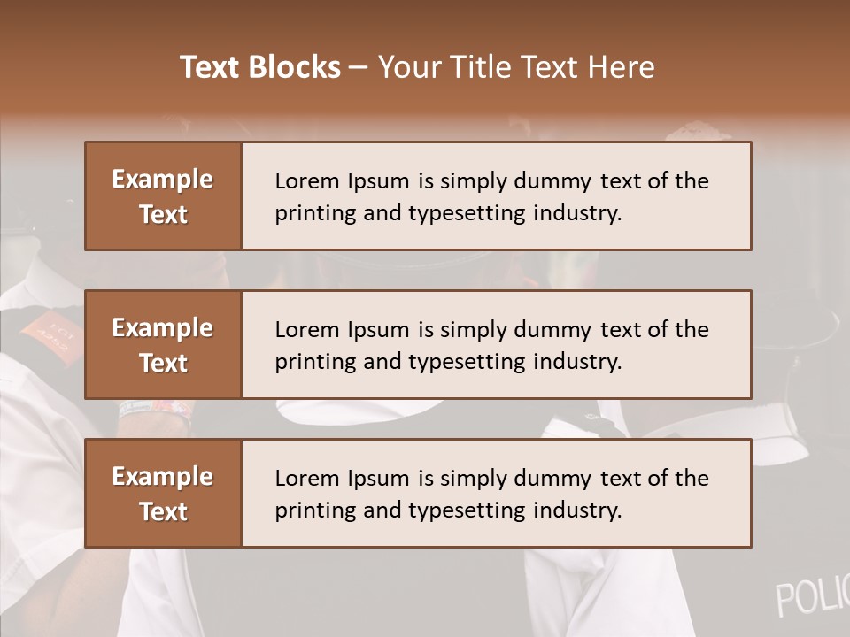Care Shape Figure PowerPoint Template