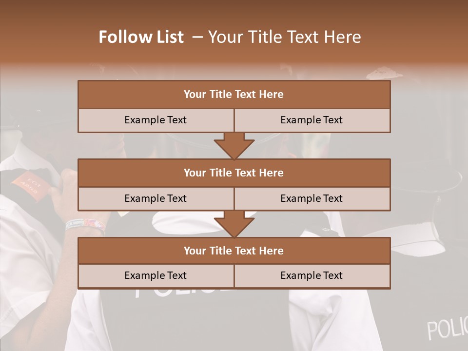 Care Shape Figure PowerPoint Template