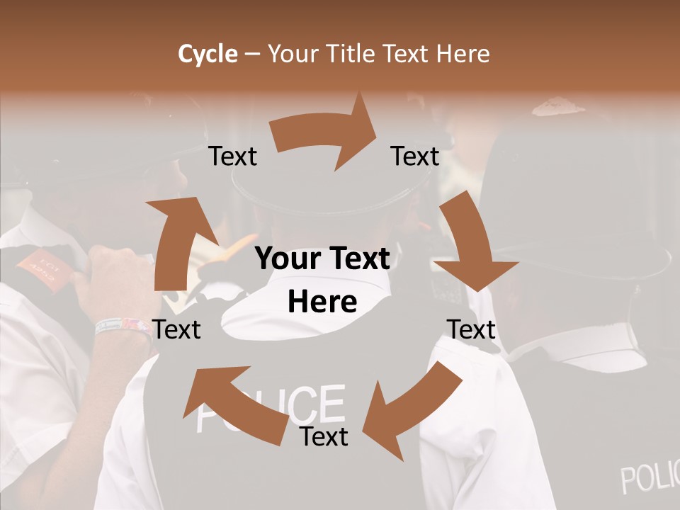Care Shape Figure PowerPoint Template