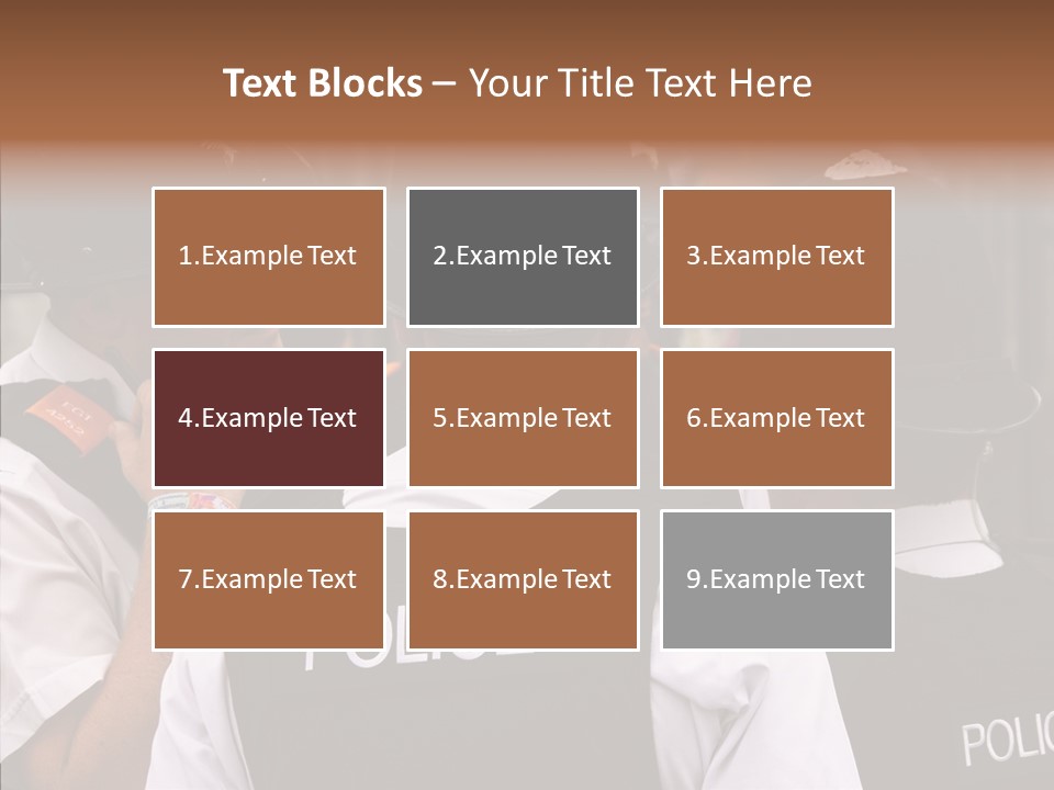 Care Shape Figure PowerPoint Template