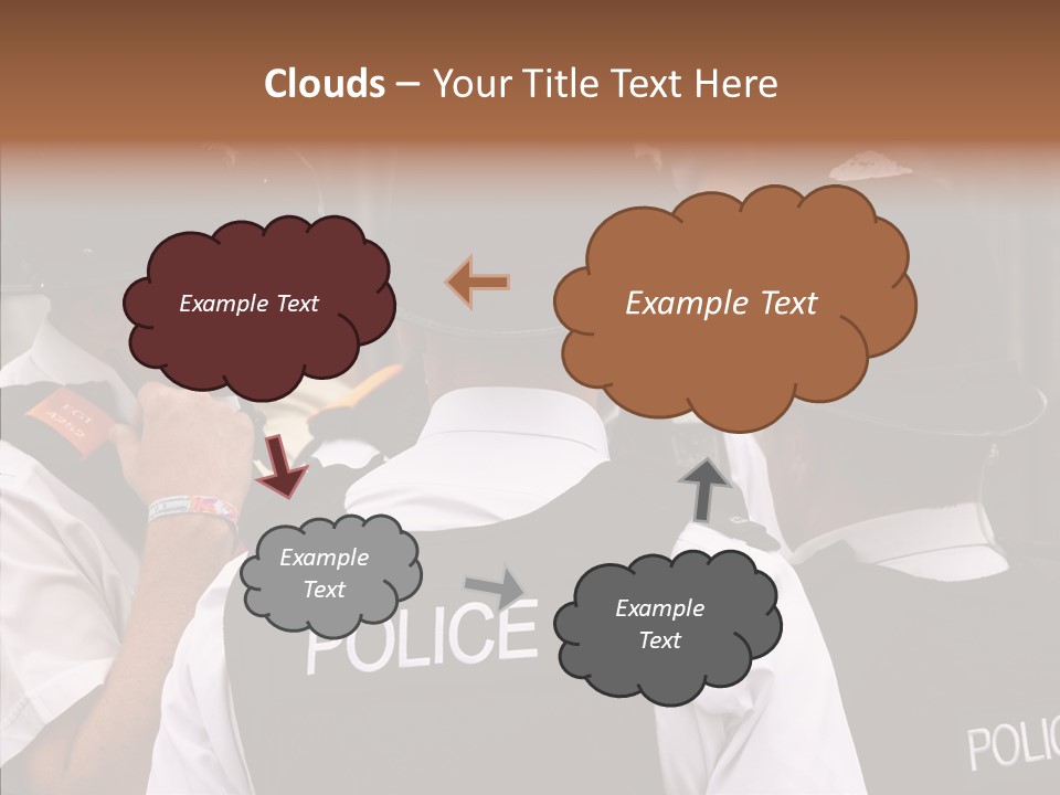 Care Shape Figure PowerPoint Template
