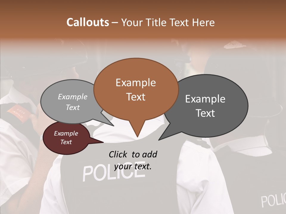 Care Shape Figure PowerPoint Template