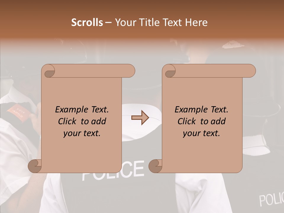 Care Shape Figure PowerPoint Template