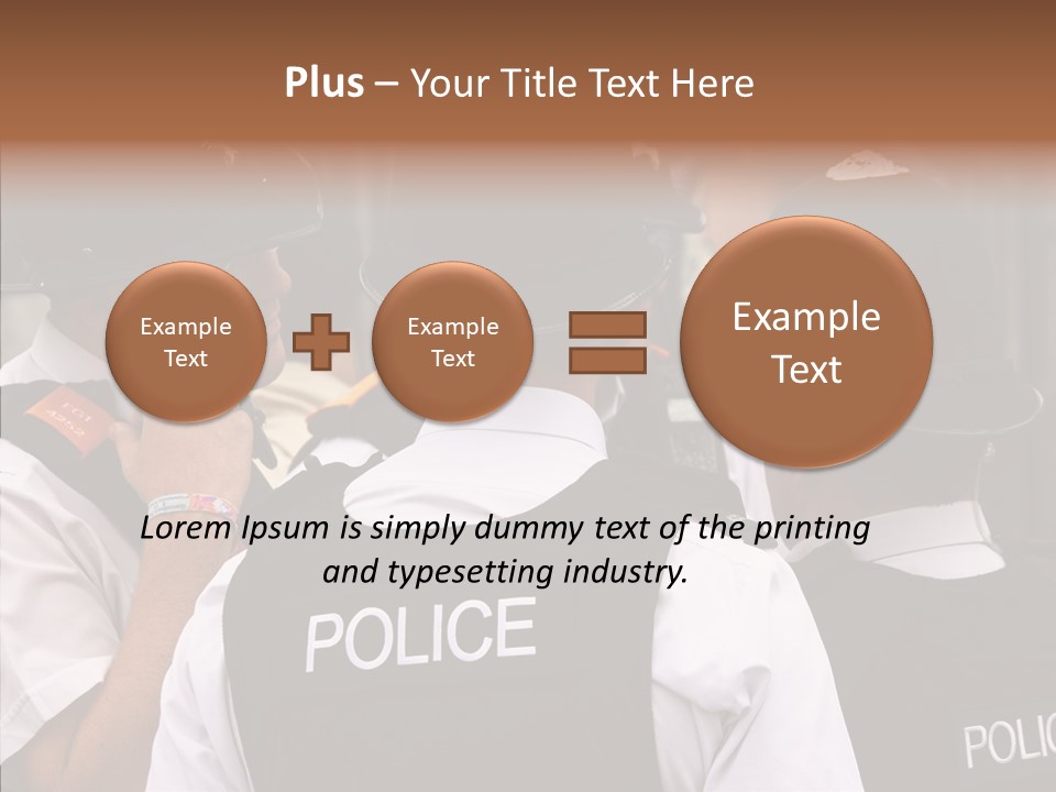 Care Shape Figure PowerPoint Template