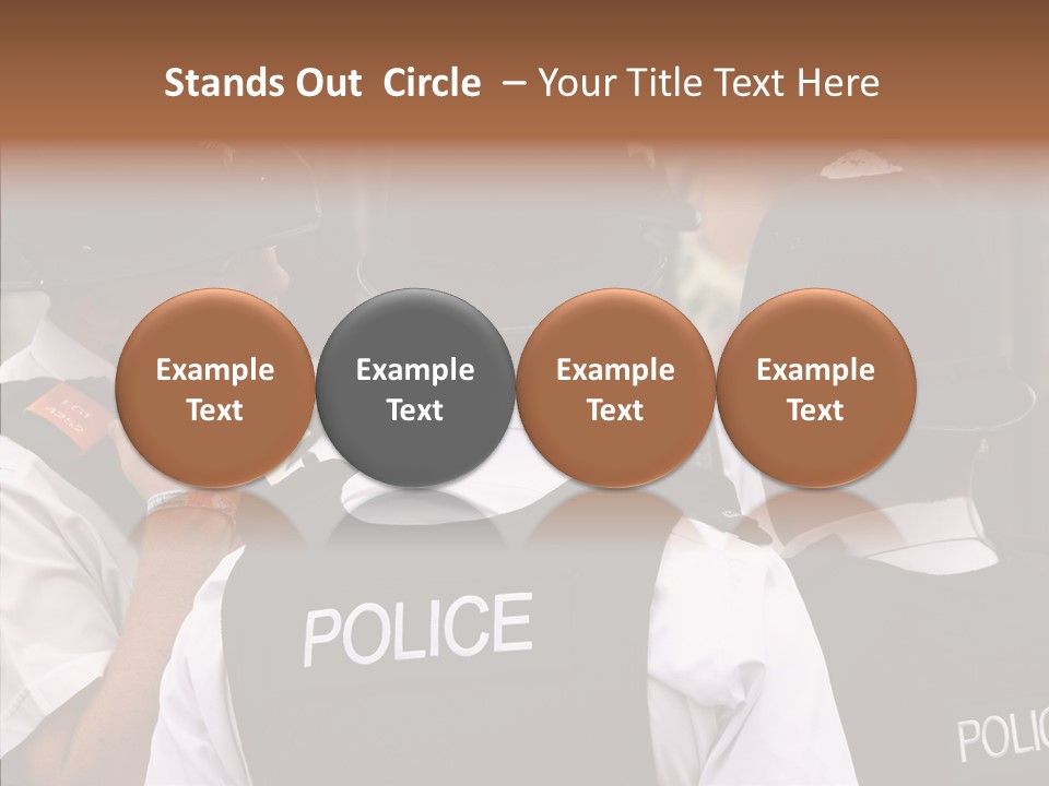 Care Shape Figure PowerPoint Template