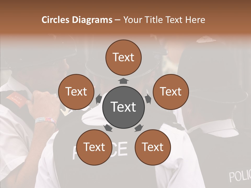 Care Shape Figure PowerPoint Template