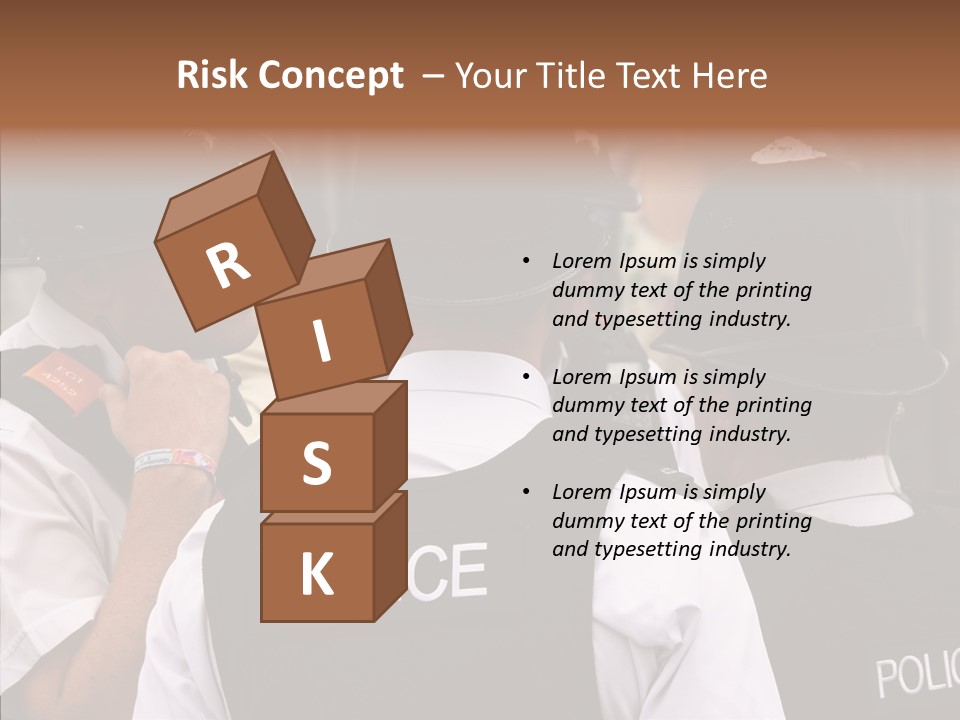 Care Shape Figure PowerPoint Template