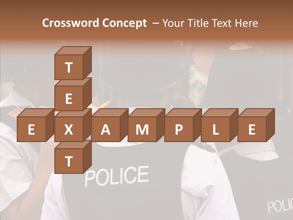 Care Shape Figure PowerPoint Template