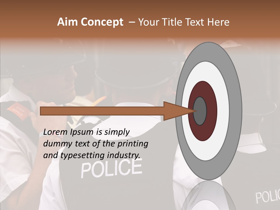 Care Shape Figure PowerPoint Template