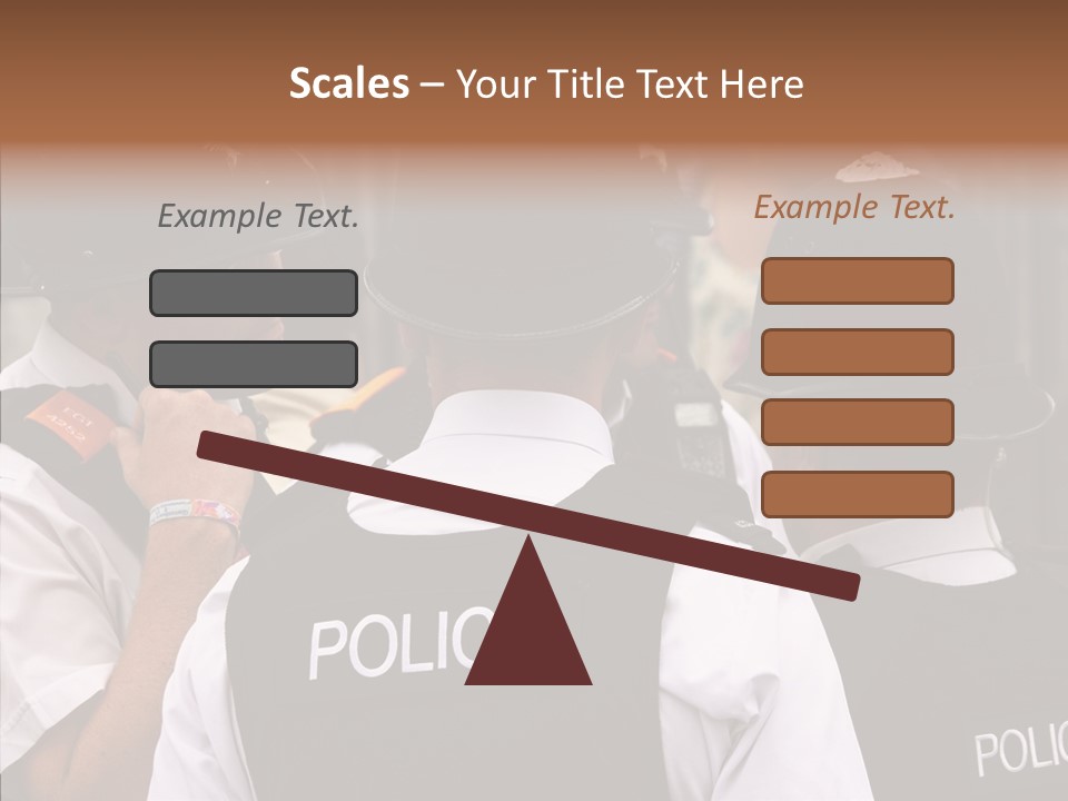 Care Shape Figure PowerPoint Template