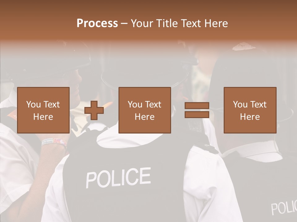 Care Shape Figure PowerPoint Template