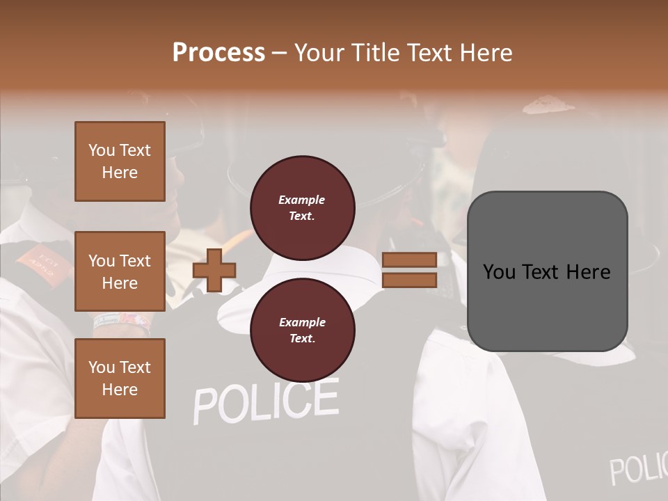 Care Shape Figure PowerPoint Template