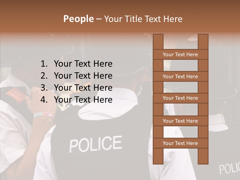 Care Shape Figure PowerPoint Template