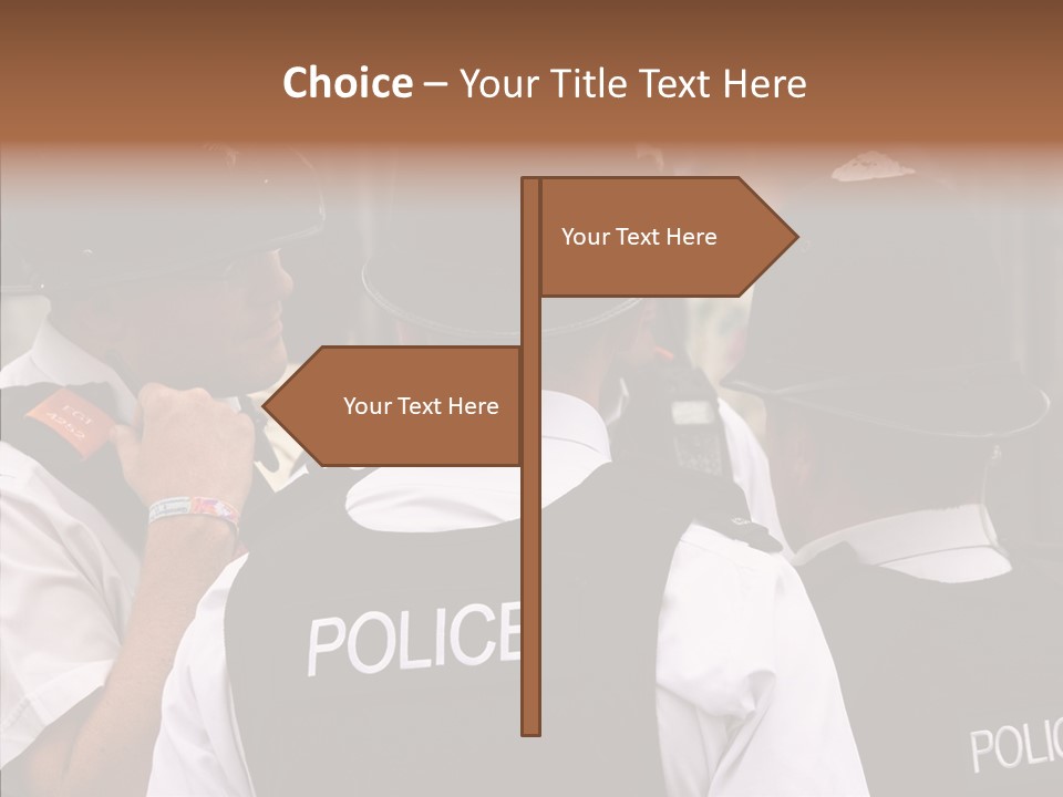 Care Shape Figure PowerPoint Template