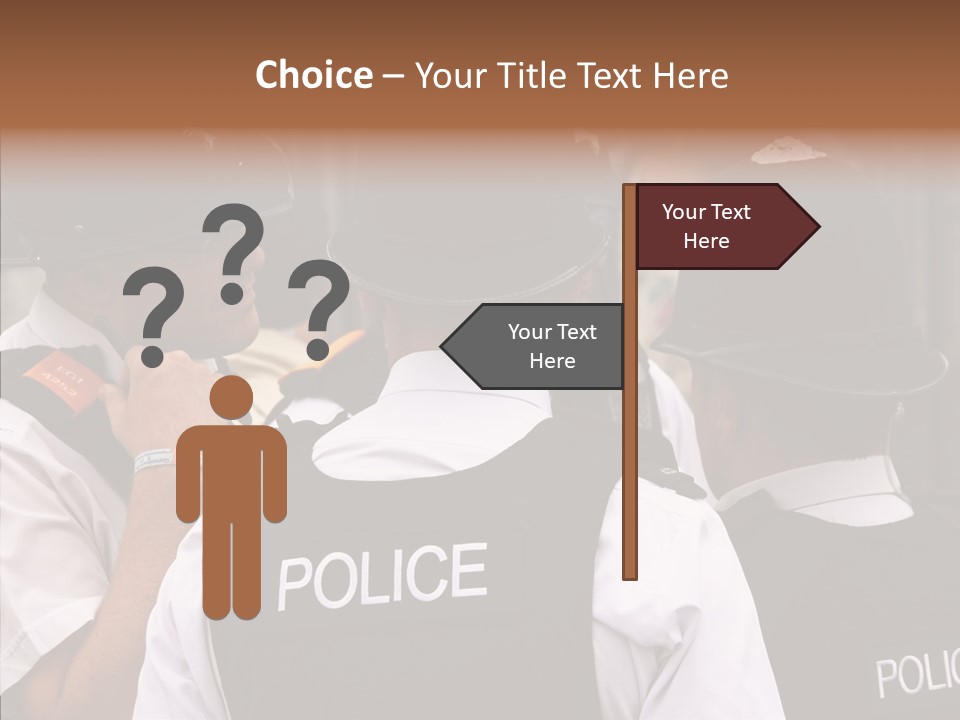 Care Shape Figure PowerPoint Template