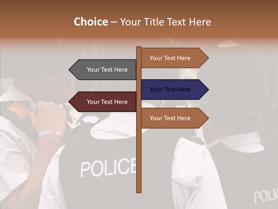 Care Shape Figure PowerPoint Template