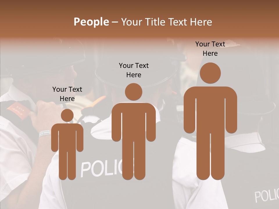 Care Shape Figure PowerPoint Template