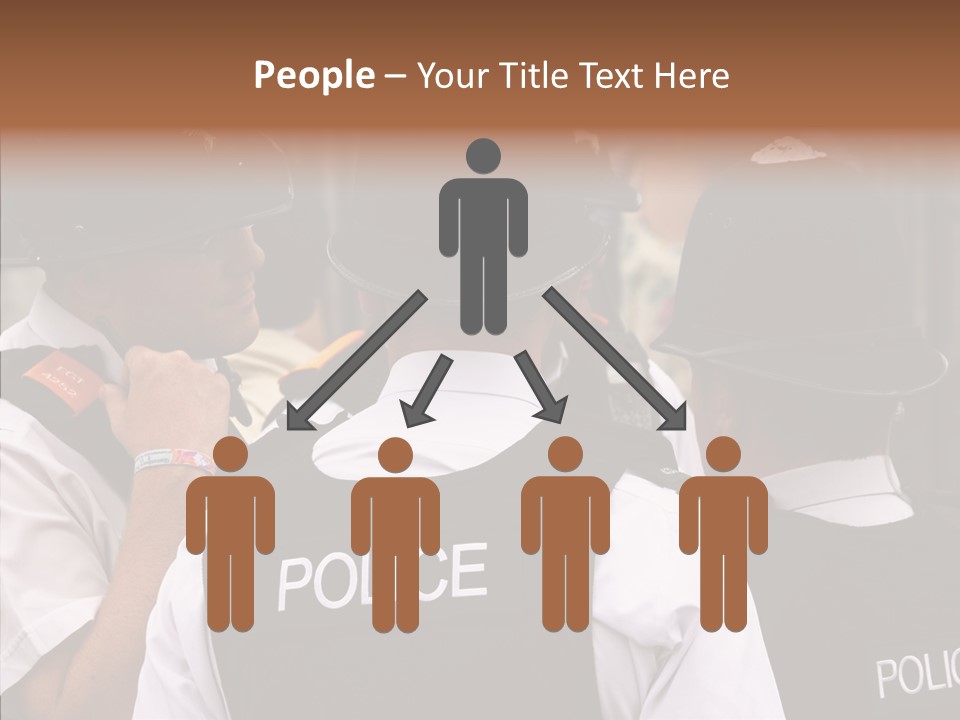 Care Shape Figure PowerPoint Template