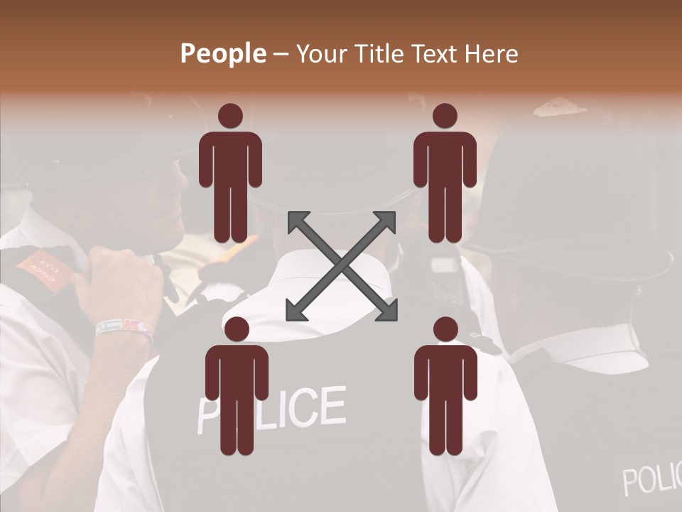 Care Shape Figure PowerPoint Template