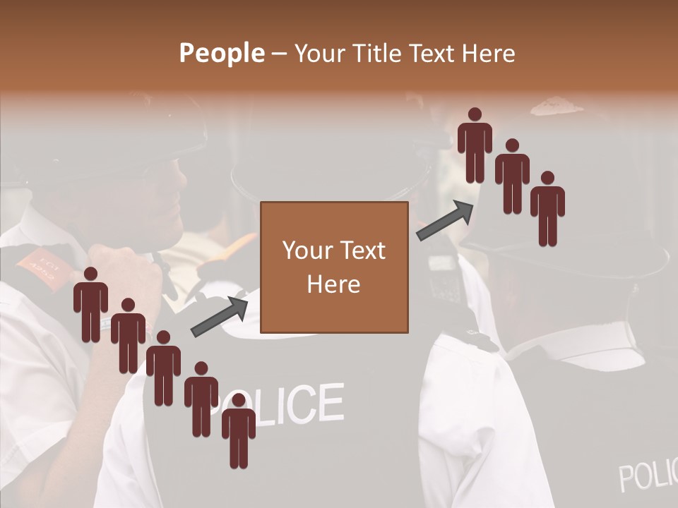 Care Shape Figure PowerPoint Template