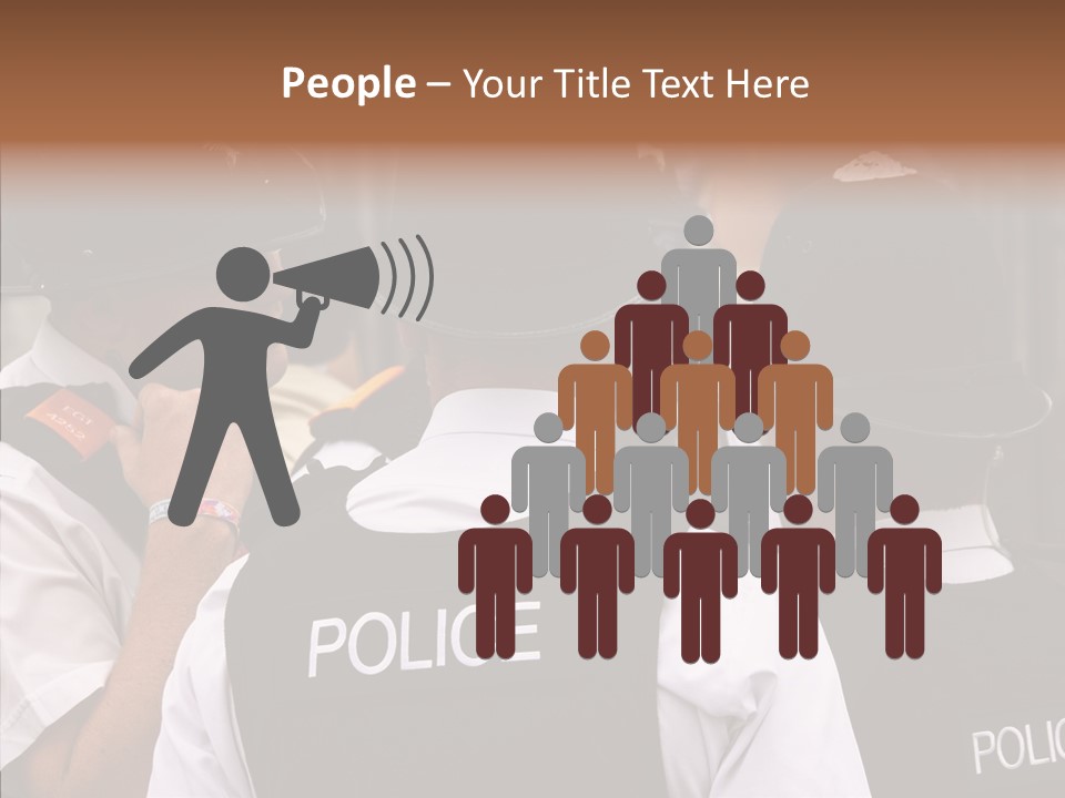 Care Shape Figure PowerPoint Template