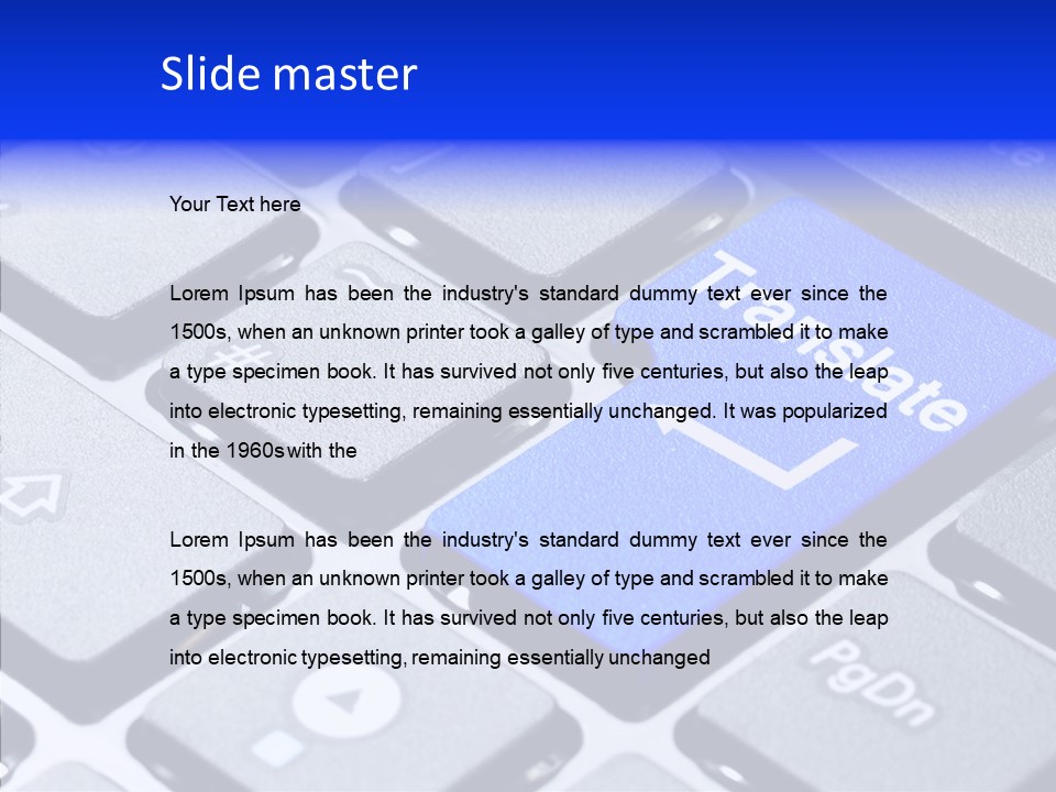 Text Notebook Ideas PowerPoint Template