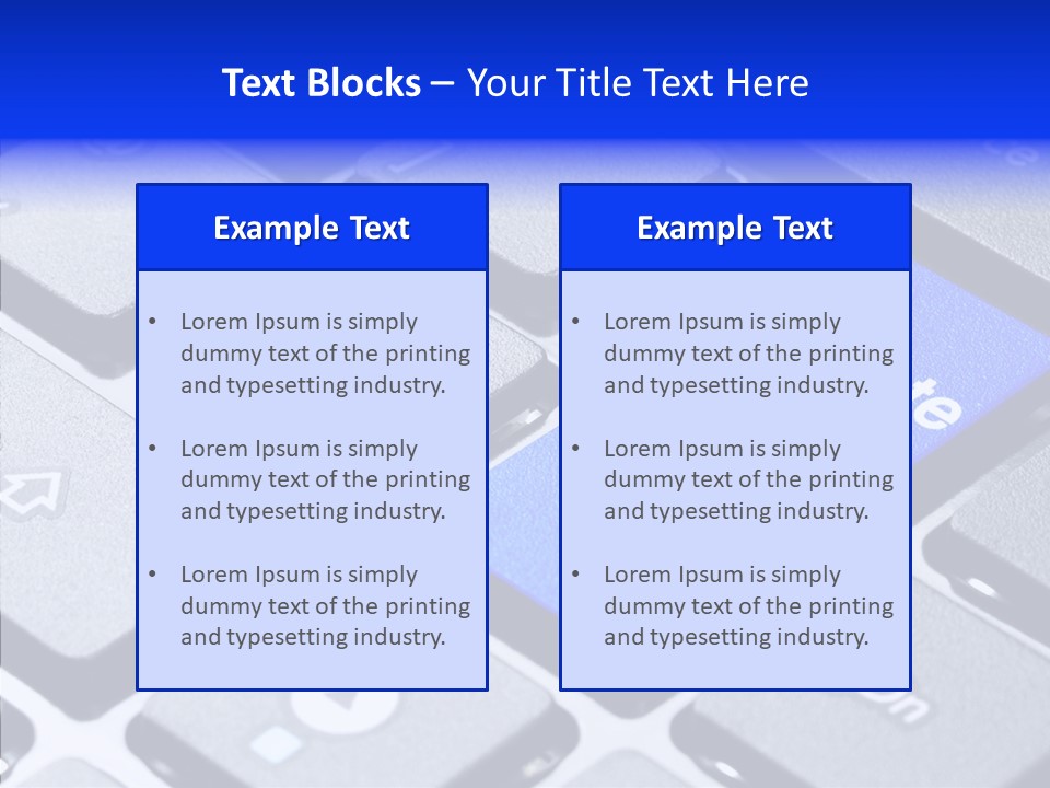 Text Notebook Ideas PowerPoint Template