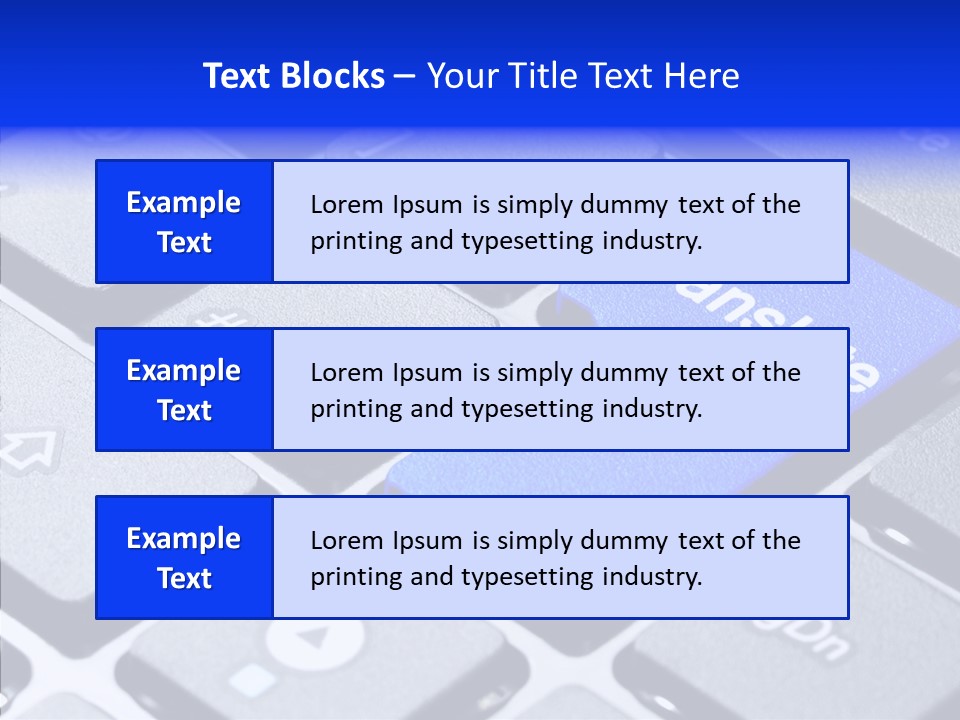 Text Notebook Ideas PowerPoint Template