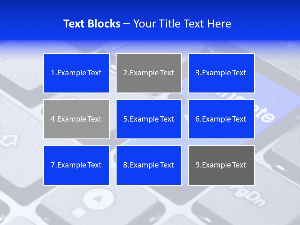 Text Notebook Ideas PowerPoint Template