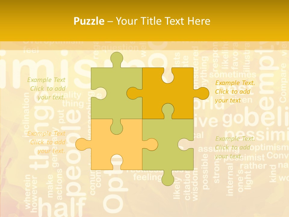 Possible International Pessimist PowerPoint Template