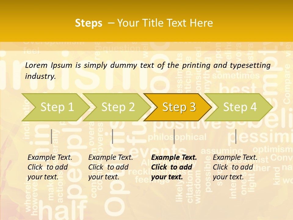 Possible International Pessimist PowerPoint Template