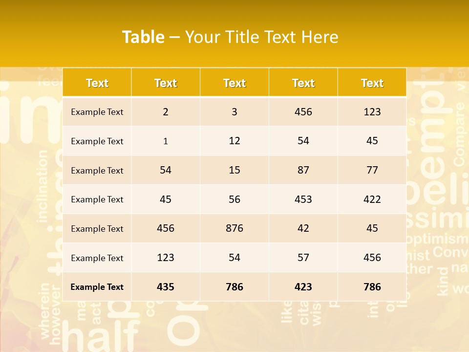 Possible International Pessimist PowerPoint Template