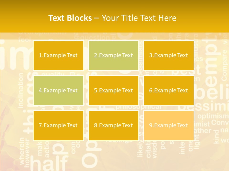 Possible International Pessimist PowerPoint Template