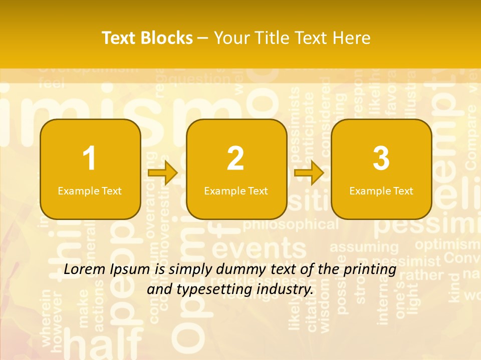 Possible International Pessimist PowerPoint Template