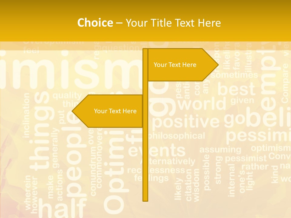 Possible International Pessimist PowerPoint Template