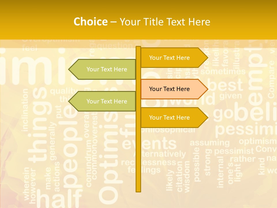 Possible International Pessimist PowerPoint Template