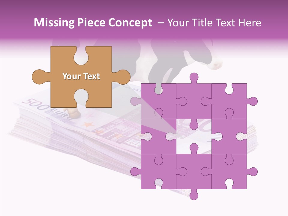 Europe Banknote Research PowerPoint Template