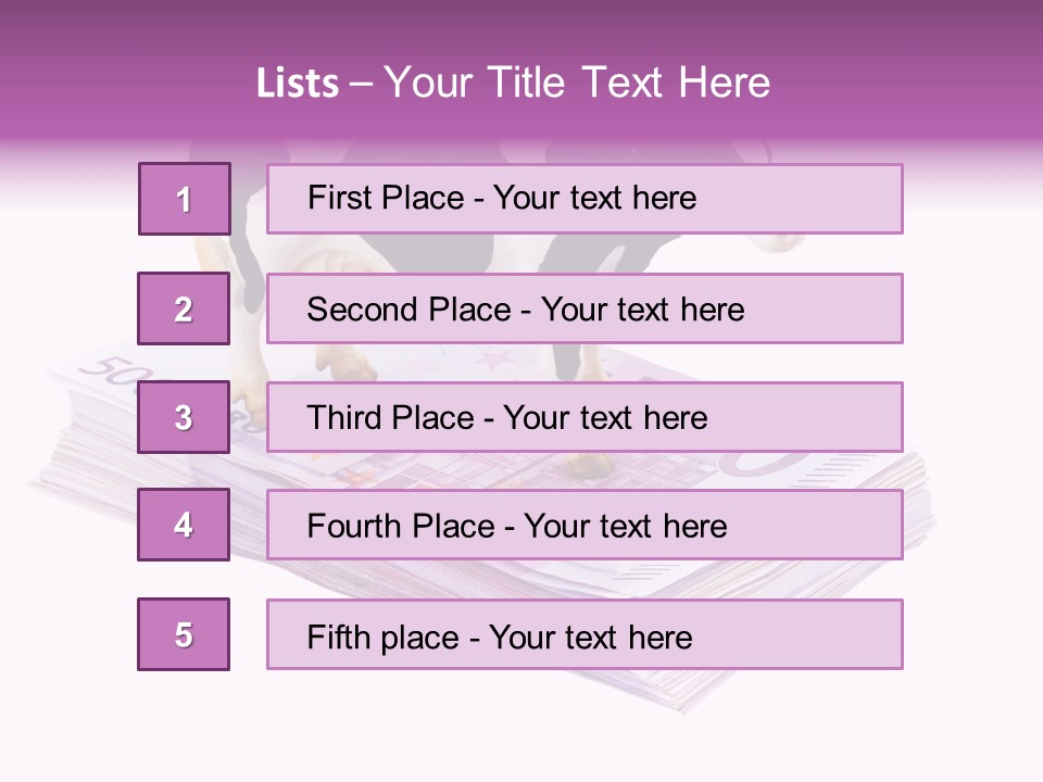 Europe Banknote Research PowerPoint Template