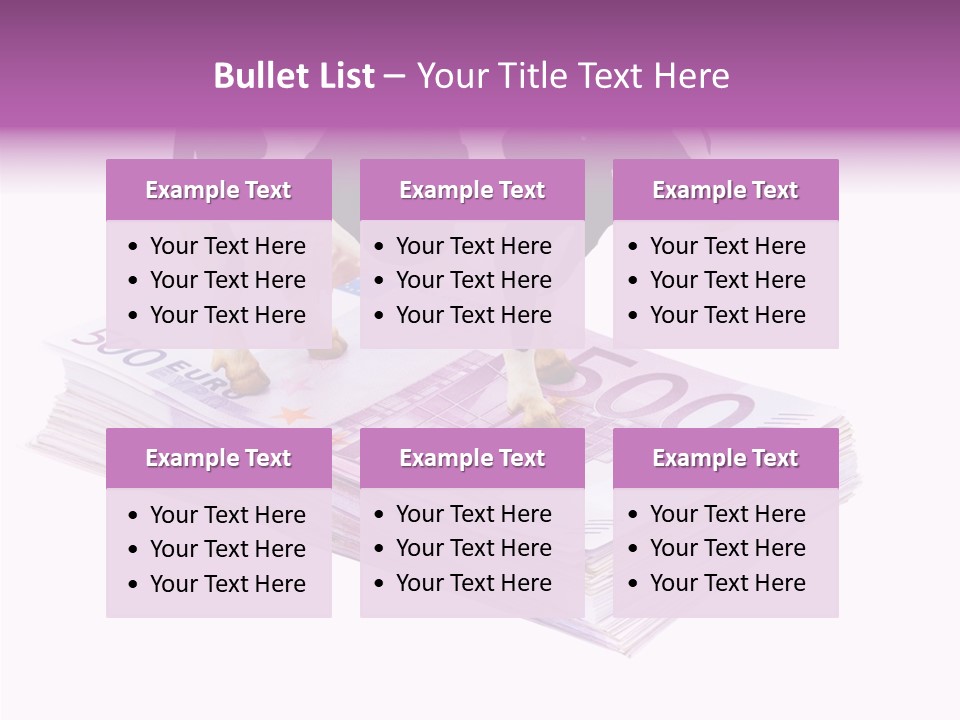 Europe Banknote Research PowerPoint Template