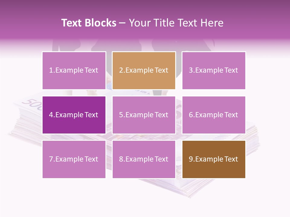 Europe Banknote Research PowerPoint Template