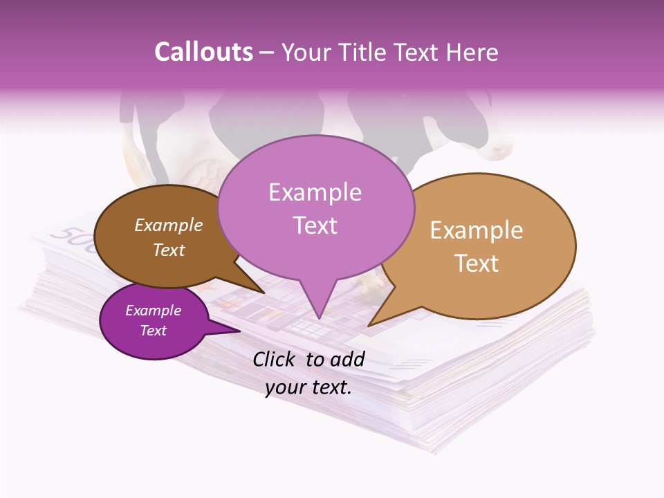 Europe Banknote Research PowerPoint Template