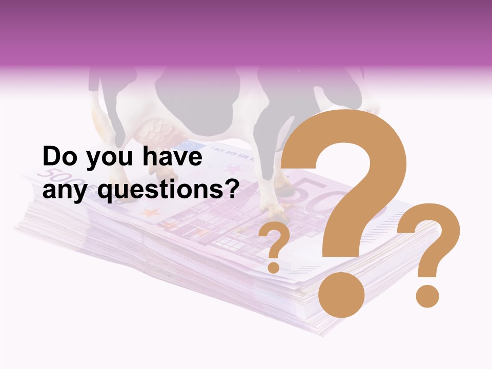 Europe Banknote Research PowerPoint Template