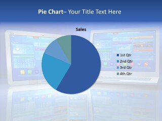 White Smartphone Pda PowerPoint Template